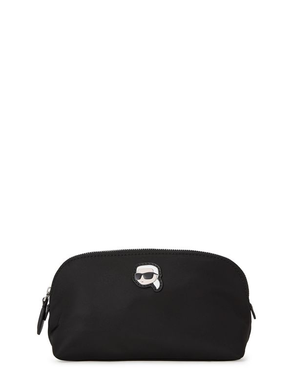 Karl Lagerfeld Karl Lagerfeld Kozmetična torbica 'Ikonik'  črna / bela