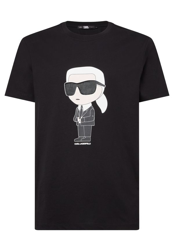 Karl Lagerfeld Karl Lagerfeld Majica  bež / črna / bela