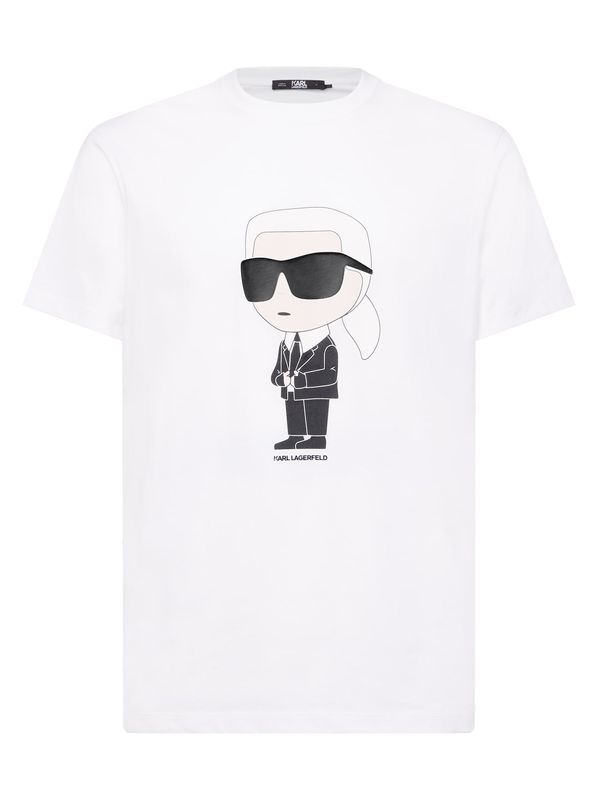 Karl Lagerfeld Karl Lagerfeld Majica  bež / črna / bela