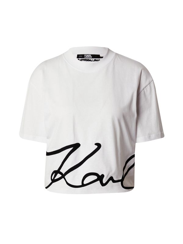 Karl Lagerfeld Karl Lagerfeld Majica  črna / bela