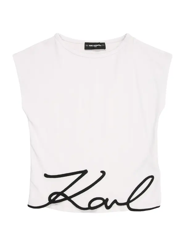 Karl Lagerfeld Karl Lagerfeld Majica  črna / bela