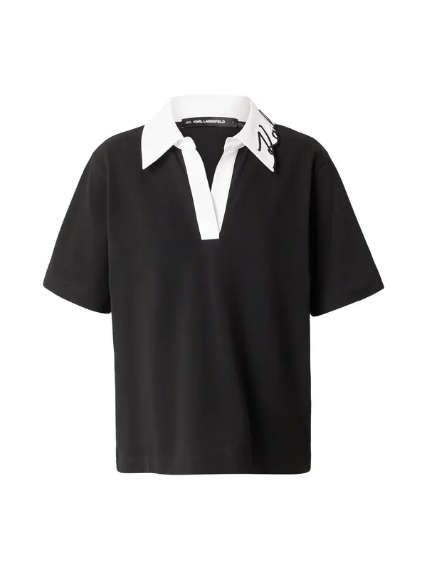 Karl Lagerfeld Karl Lagerfeld Majica  črna / bela