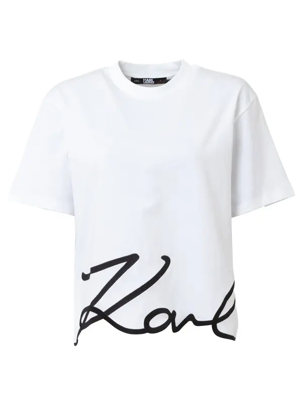Karl Lagerfeld Karl Lagerfeld Majica  črna / bela