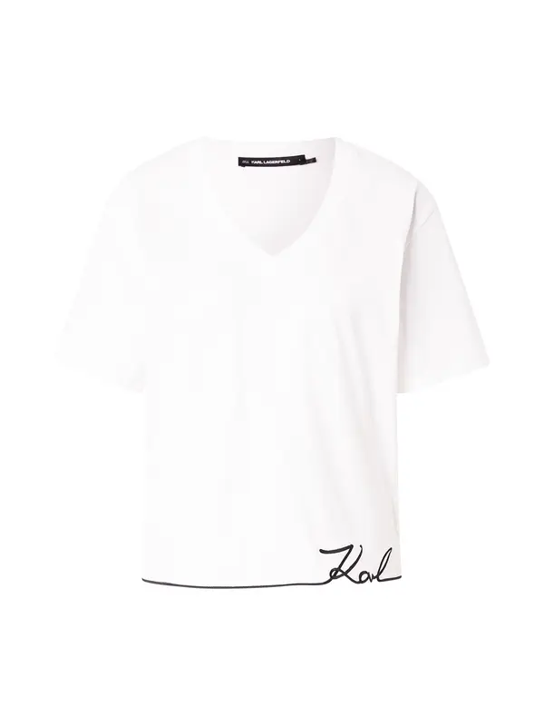 Karl Lagerfeld Karl Lagerfeld Majica  črna / bela