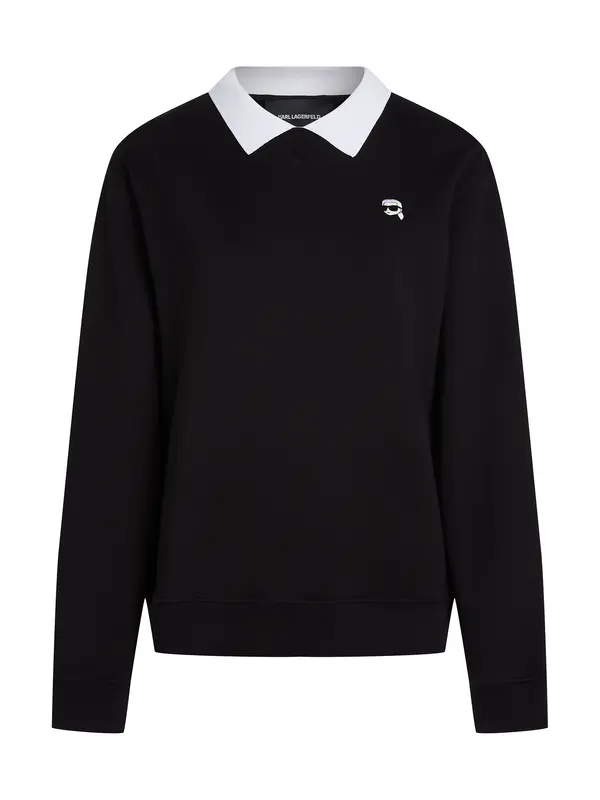 Karl Lagerfeld Karl Lagerfeld Majica  črna / bela