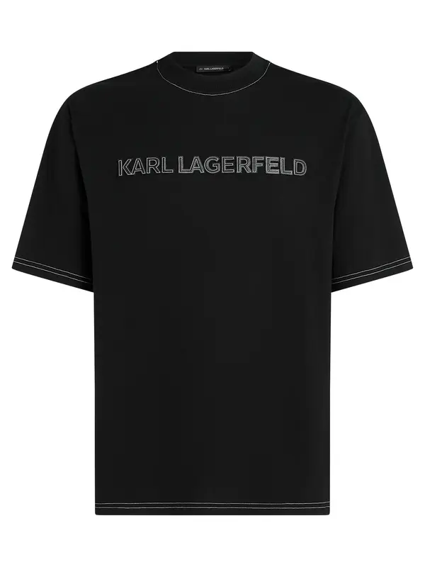Karl Lagerfeld Karl Lagerfeld Majica  črna