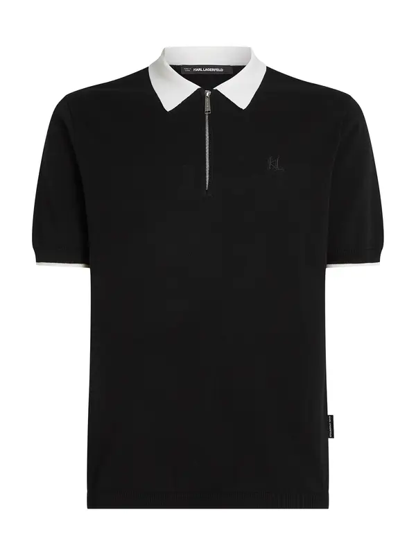 Karl Lagerfeld Karl Lagerfeld Majica  črna / naravno bela