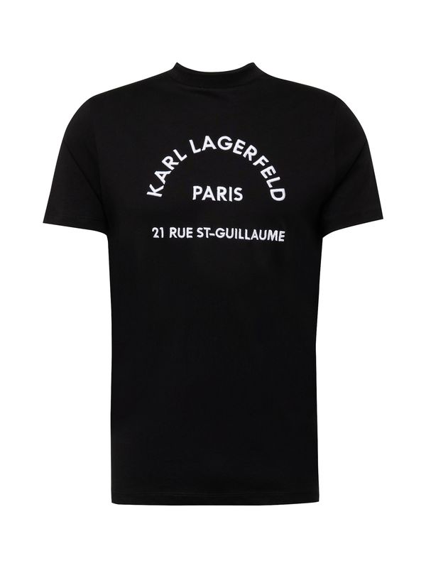 Karl Lagerfeld Karl Lagerfeld Majica  črna / off-bela