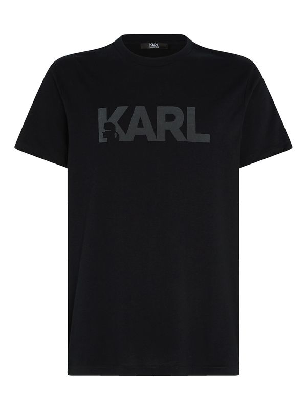 Karl Lagerfeld Karl Lagerfeld Majica  grafit / črna