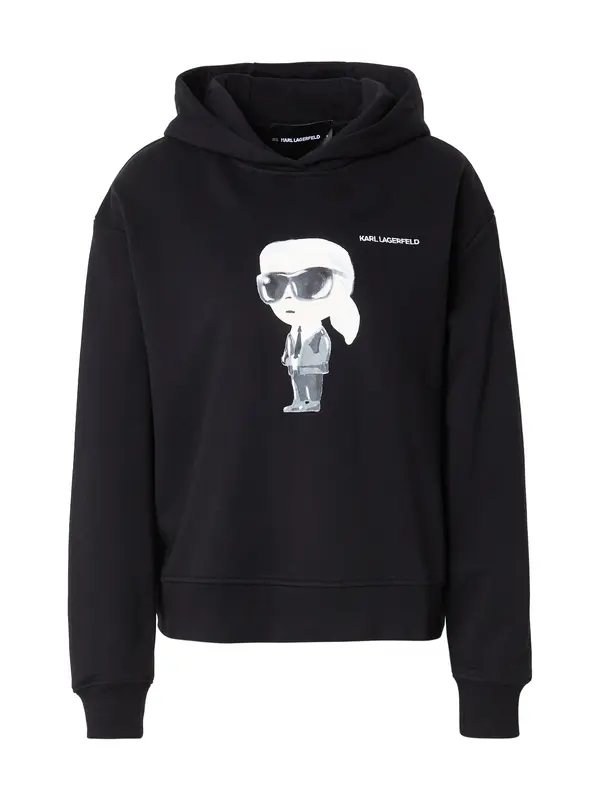 Karl Lagerfeld Karl Lagerfeld Majica 'IKON'  bež / črna / bela