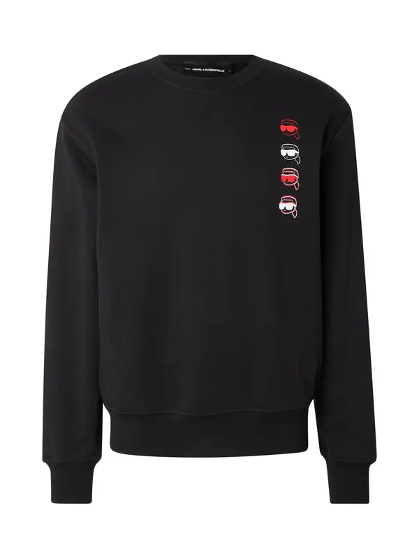 Karl Lagerfeld Karl Lagerfeld Majica 'IKON FUSION'  svetlo rdeča / črna / bela