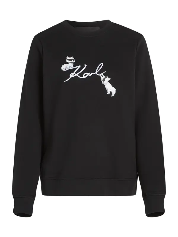Karl Lagerfeld Karl Lagerfeld Majica 'IKON'  roza / črna / bela