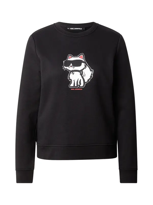 Karl Lagerfeld Karl Lagerfeld Majica 'Ikon'  svetlo rdeča / črna / bela