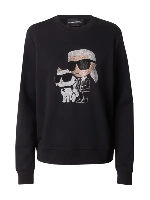 Karl Lagerfeld Karl Lagerfeld Majica 'Ikonik 2.0'  bež / črna / bela