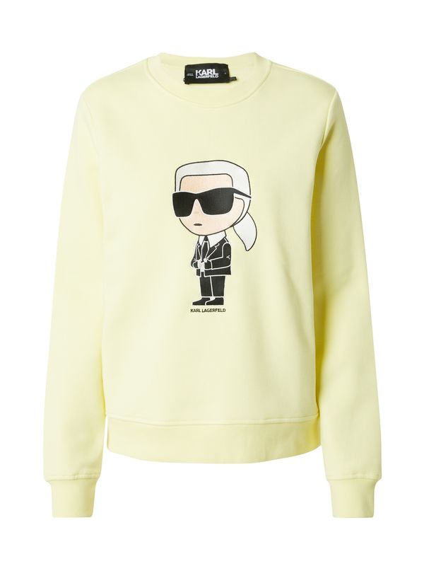 Karl Lagerfeld Karl Lagerfeld Majica 'Ikonik 2.0'  bež / pastelno rumena / črna / bela