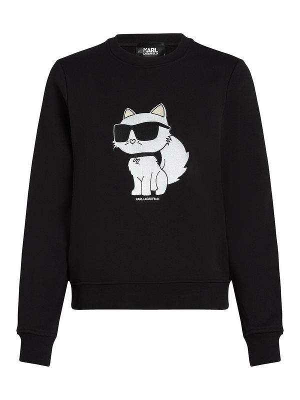 Karl Lagerfeld Karl Lagerfeld Majica 'Ikonik 2.0 Choupette'  kremna / črna / bela