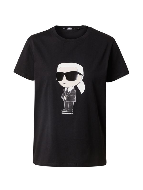 Karl Lagerfeld Karl Lagerfeld Majica 'Ikonik 2.0'  črna / bela