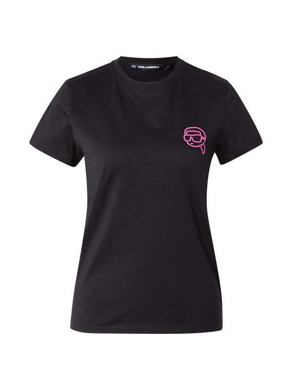 Karl Lagerfeld Karl Lagerfeld Majica 'IKONIK 2.0'  lila / črna