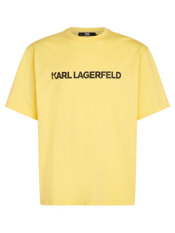 Karl Lagerfeld Karl Lagerfeld Majica  limona / črna