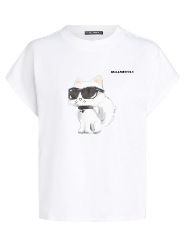 Karl Lagerfeld Karl Lagerfeld Majica  mešane barve / bela