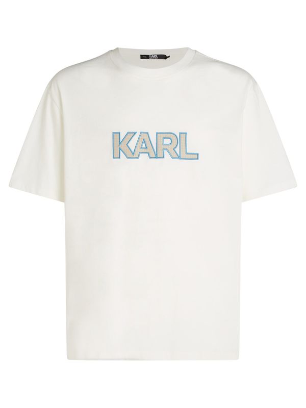 Karl Lagerfeld Karl Lagerfeld Majica  modra / siva / bela