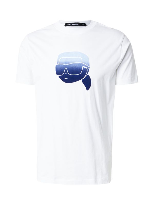 Karl Lagerfeld Karl Lagerfeld Majica  modra / svetlo modra / bela