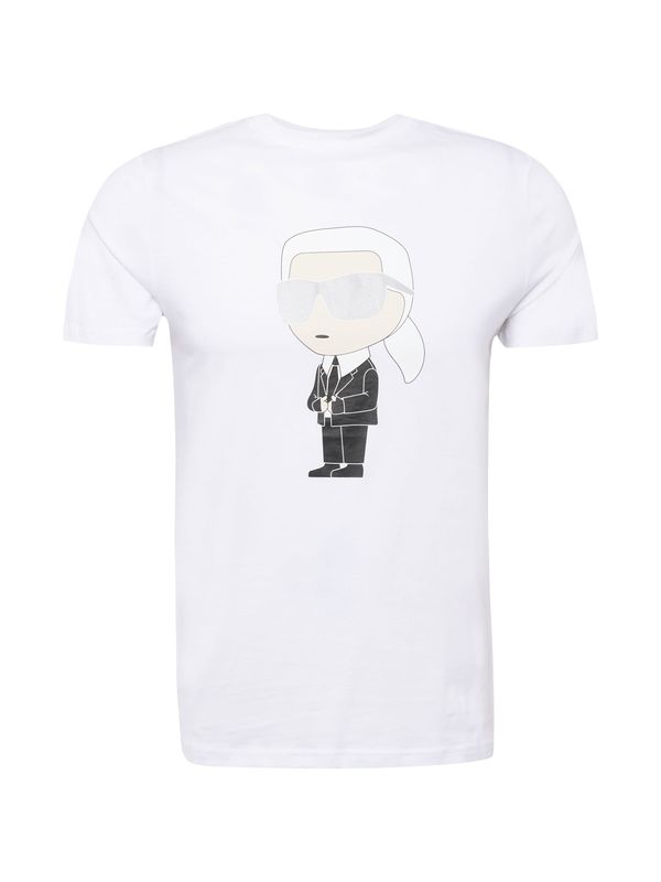 Karl Lagerfeld Karl Lagerfeld Majica  nude / črna / srebrna / bela