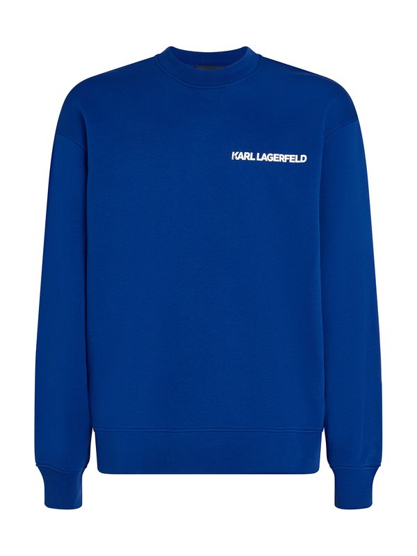 Karl Lagerfeld Karl Lagerfeld Majica 'Outline'  temno modra / bela