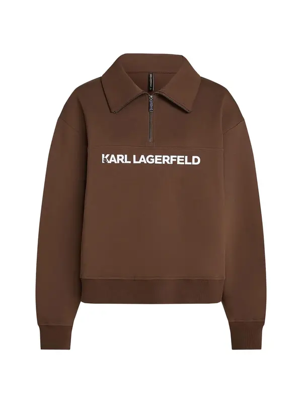 Karl Lagerfeld Karl Lagerfeld Majica  rjava / bela