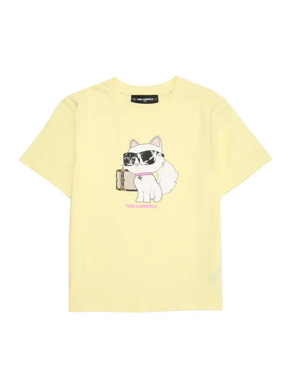Karl Lagerfeld Karl Lagerfeld Majica  rumena / roza / črna / bela