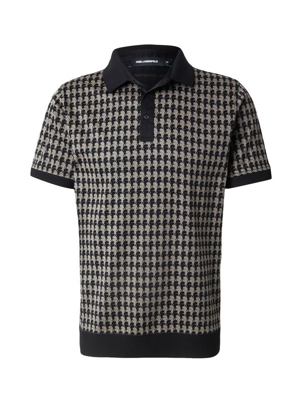 Karl Lagerfeld Karl Lagerfeld Majica  siva / črna