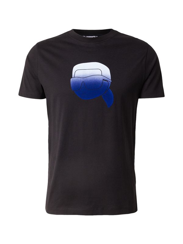 Karl Lagerfeld Karl Lagerfeld Majica  temno modra / črna / bela