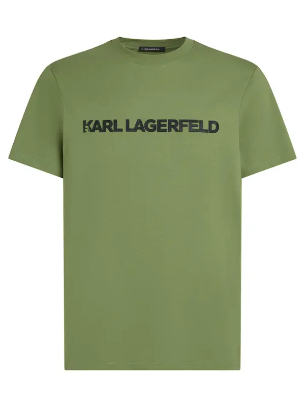 Karl Lagerfeld Karl Lagerfeld Majica  zelena / črna