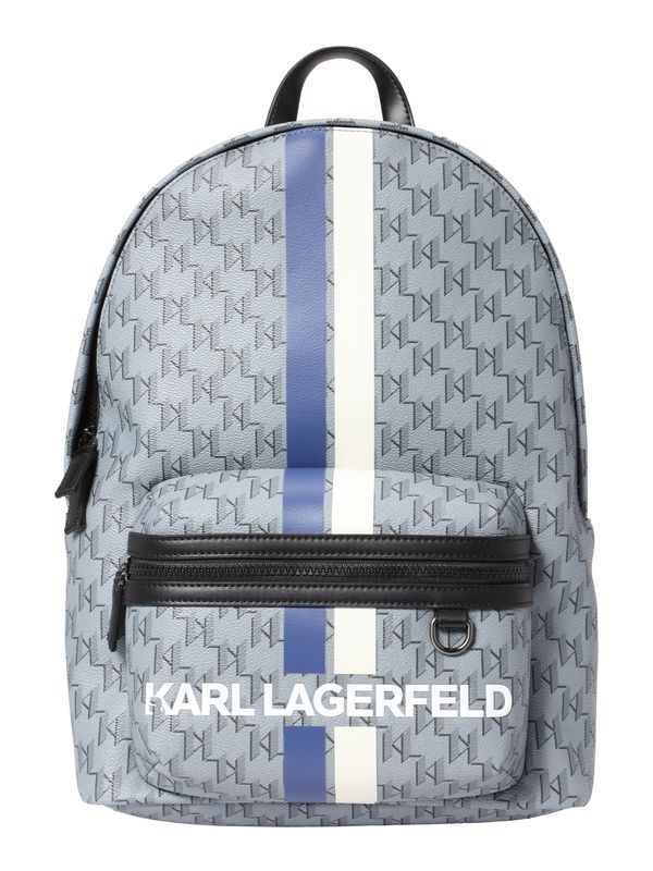 Karl Lagerfeld Karl Lagerfeld Nahrbtnik  modra / siva / črna / bela