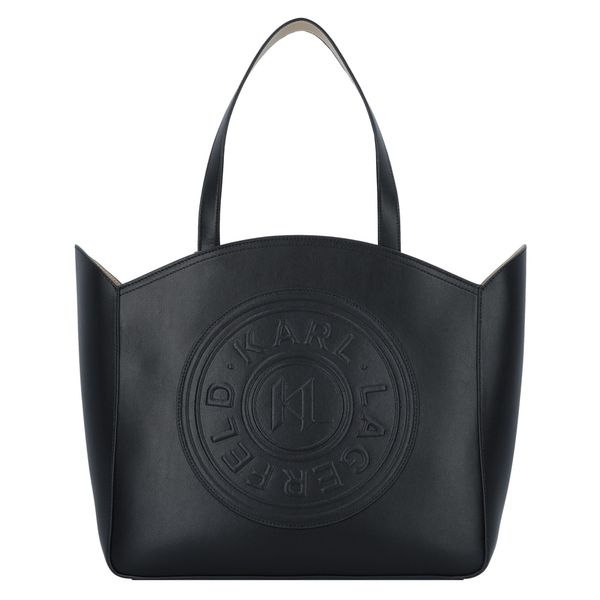 Karl Lagerfeld Karl Lagerfeld Nakupovalna torba 'Circle'  črna