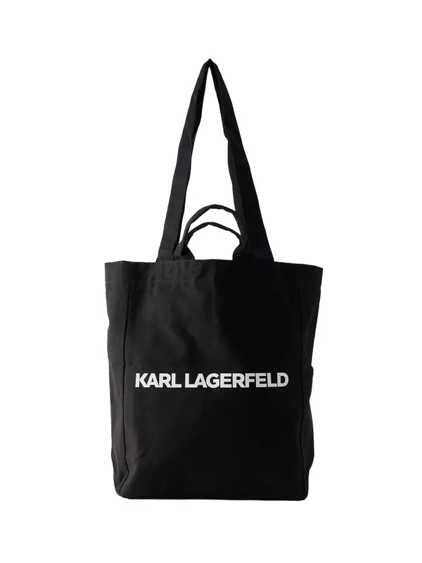 Karl Lagerfeld Karl Lagerfeld Nakupovalna torba  črna / bela