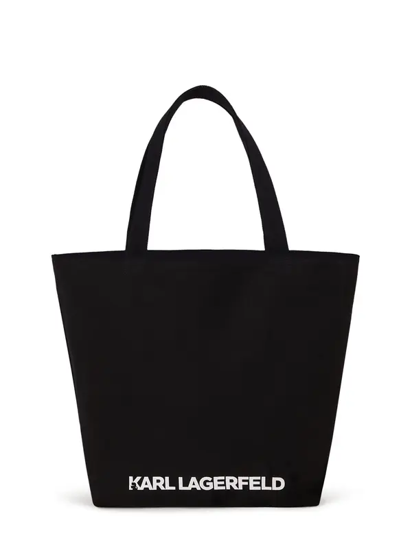 Karl Lagerfeld Karl Lagerfeld Nakupovalna torba  črna / bela