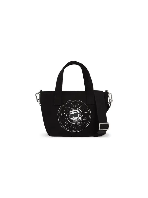 Karl Lagerfeld Karl Lagerfeld Nakupovalna torba  črna / srebrna / bela