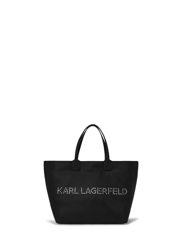 Karl Lagerfeld Karl Lagerfeld Nakupovalna torba  črna / srebrna