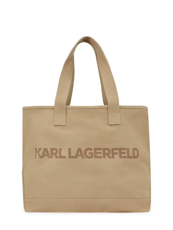 Karl Lagerfeld Karl Lagerfeld Nakupovalna torba 'ESSENTIAL'  bež