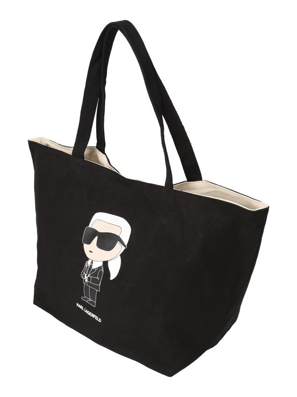 Karl Lagerfeld Karl Lagerfeld Nakupovalna torba 'Ikonic 2.0.'  nude / antracit / črna / bela
