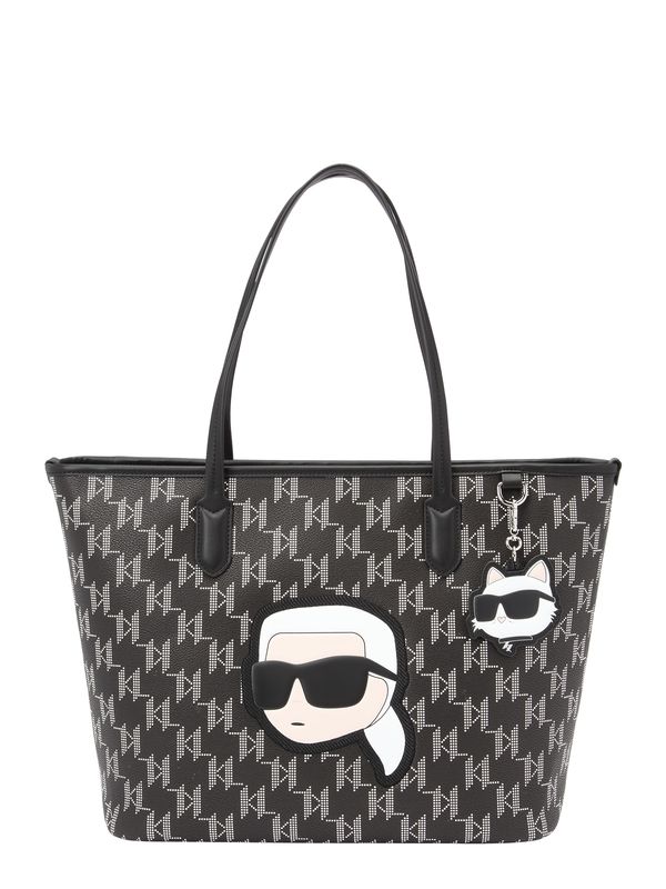 Karl Lagerfeld Karl Lagerfeld Nakupovalna torba 'Ikonik 2.0'  bež / črna / bela