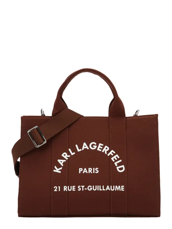 Karl Lagerfeld Karl Lagerfeld Nakupovalna torba  karamel / bela