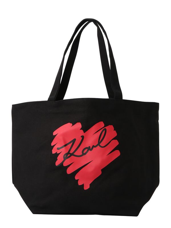 Karl Lagerfeld Karl Lagerfeld Nakupovalna torba  krvavo rdeča / črna