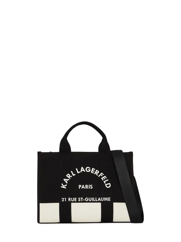 Karl Lagerfeld Karl Lagerfeld Nakupovalna torba 'Rue ST-Guillaume'  kremna / črna