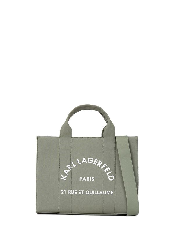 Karl Lagerfeld Karl Lagerfeld Nakupovalna torba  zelena / bela