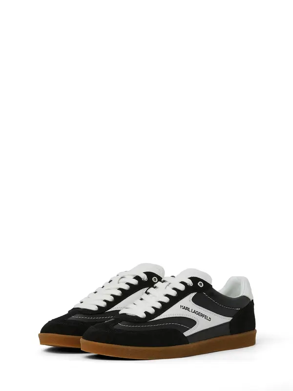 Karl Lagerfeld Karl Lagerfeld Nizke superge 'KANDIDATE NIEDRIGE SPITZEN-SNEAKERS'  črna / bela