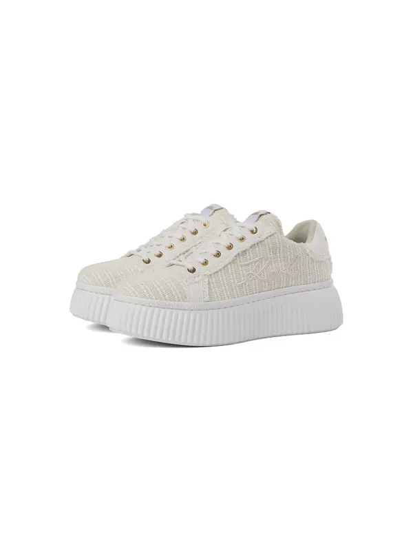 Karl Lagerfeld Karl Lagerfeld Nizke superge ' KREEPER LOW TOP '  bela