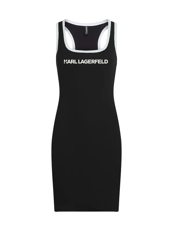 Karl Lagerfeld Karl Lagerfeld Obleka  črna / bela