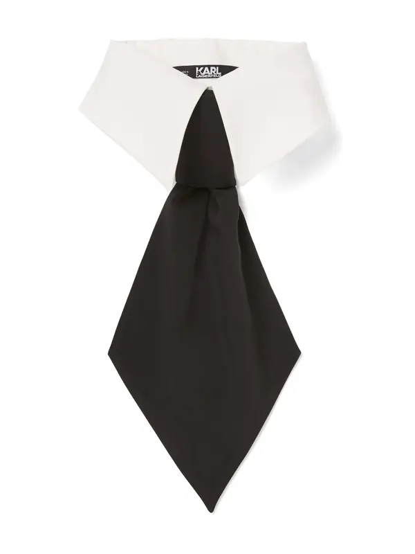 Karl Lagerfeld Karl Lagerfeld Ovratnik  črna / bela